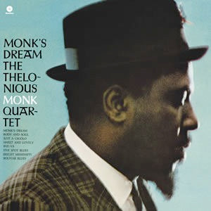 Image of Front Cover of 3955058S: LP - THE THELONIOUS MONK QUARTET, Monk's Dream (Wax Time; LP771838, Europe 2013 Reissue, 180 Gram Vinyl)   NEW/NEW