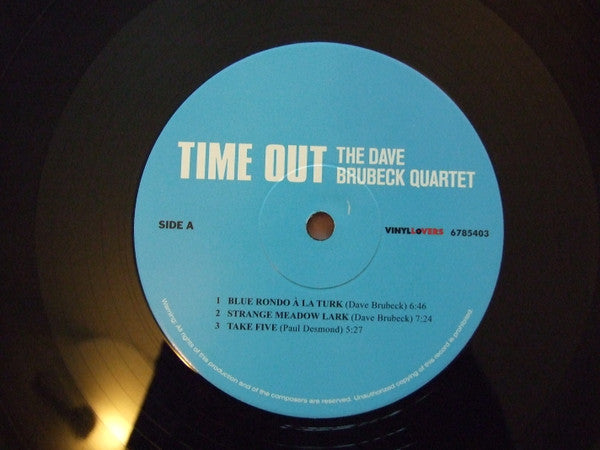 Image of Label Cover of LP - NEW/NEW - THE DAVE BRUBECK QUARTET, Time Out (Vinyl Lovers; LP6785403, Europe 2012 Reissue, 180 Gram Vinyl), ,  - 2456106S