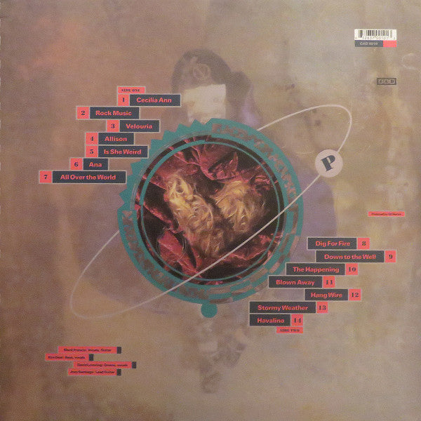 Image of Back Cover of 4214538C: LP - PIXIES, Bossanova (4AD; CAD0010, UK 2008 Reissue, Inner)   NEW/NEW