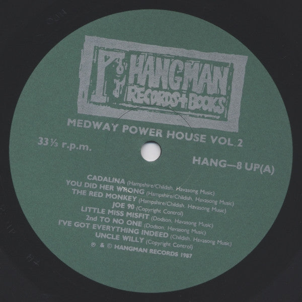 Image of Label Cover of LP - VG+/EX - VARIOUS, Medway Powerhouse Vol 2 (Hangman; HANG-08UP, UK 1987), ,  - 3626082E