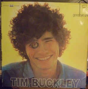 Image of Front Cover of 4844386S: LP - TIM BUCKLEY, Goodbye and Hello (Elektra Orange & Black; EKL-318, UK 1967, Laminated Single Sleeve, Inner, Mono) Cover is intact with edge wear and creasing. Inner is torn. Lots of hairlines on disc.  VG/G+