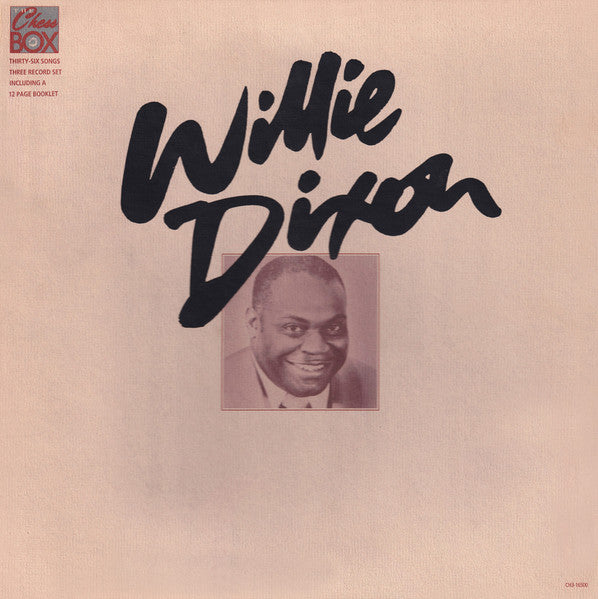 Image of Front Cover of 3315062C: 3xLP - WILLIE DIXON, Chess Box (Chess; CHD3-16500, US 1990 Reissue, Box Set, Booklet) Slight warp, does not effect play.  VG/VG+