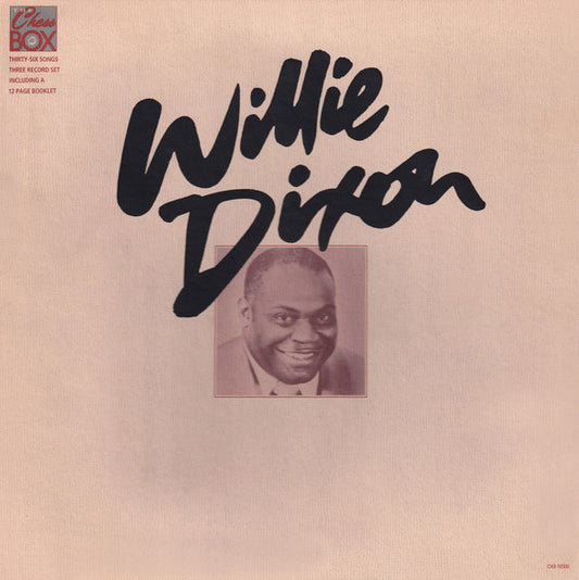 Image of Front Cover of 3315062C: 3xLP - WILLIE DIXON, Chess Box (Chess; CHD3-16500, US 1990 Reissue, Box Set, Booklet) Slight warp, does not effect play.  VG/VG+