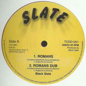 Image of Label Cover of 12" - VG+/VG - BLACK SLATE, Romans (Slate; TCDD1201, UK 2013, Glossy Sleeve), Light brush marks.,  - 3426196E