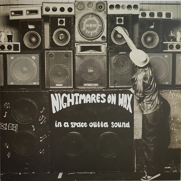 Image of Front Cover of 2xLP - NEW/NEW - NIGHTMARES ON WAX, In A Space Outta Sound (Warp; WARPLP133R, UK 2014 Reissue, Gatefold, Inner), , Warm, hazy and effortlessly cool, Nightmares On Wax blends downtempo, trip hop, dub and soul into a beautifully chilled-out listen. From the woozy  70s 80s  to the blissed-out  Damn , it s all about the groove, with enough detail to reward repeat plays. A late-night classic. - 3600024E