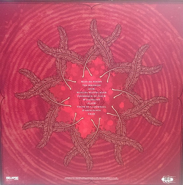 Image of Back Cover of 2xLP - EX/VG+ - BARONESS, Red Album (Relapse; RR67211, US 2008, Gatefold, Insert, 180 Gram Vinyl.), ,  - 4226286E