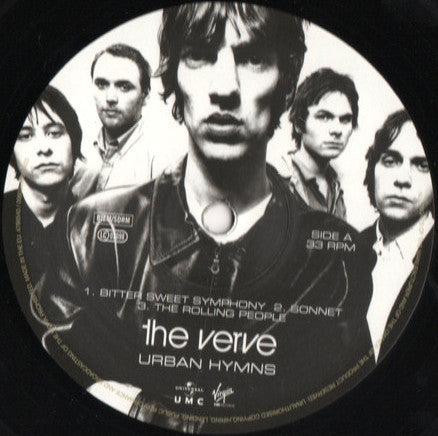 Image of Label Cover of 2xLP - VG+/VG+ - THE VERVE, Urban Hymns (Virgin EMI Records; 4787014, Europe 2016 Reissue, 2 Inners, 180 Gram Vinyl, Band Side Labels & RIM Text), ,  - 3846249S