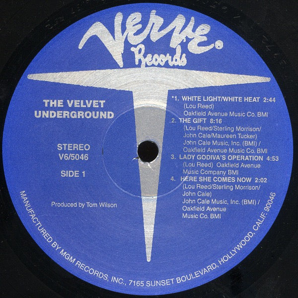 Image of Label Cover of LP - VG/VG - THE VELVET UNDERGROUND, White Light/White Heat (Verve Records; V6/5046, US 1998 Reissue), Has a dull sheen that many US presses has, Plays fine, Light sleeve wear,  - 2616463C