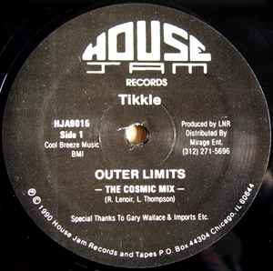 Image of Front Cover of 12" - /G+ - TIKKLE, Outer Limits / In The Beginning... / Holding On (House Jam Records; HJA9015, US 1990, Plain Sleeve), Light marks, close to VG, A		Outer Limits (The Cosmic Mix)B1		In The Beginning...B2		Holding On - 2346194S