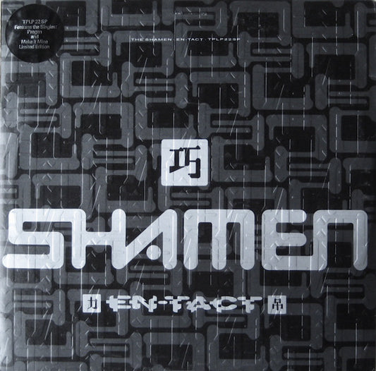 Image of Front Cover of 2xLP - G+/VG+ - SHAMEN, En-Tact (One Little Indian; TPLP22SP, UK 1990, Embossed Sleeve, Insert), with hype sticker & merch order sheet, edge wear, long seam split,  - 3046049S
