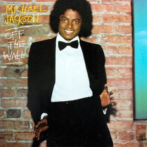 Image of Front Cover of LP - G+/G - MICHAEL JACKSON, Off The Wall (Epic (Grey/Blue); EPC 450086 1, UK 1982 Reissue, Top Loading Single Sleeve, Inner & Insert), Lots of marks on record. Sleeve worn and with small rips at edges; some scuffs and creases,  - 3616281C