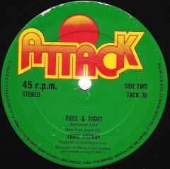 Image of Front Cover of 12" - VG/EX - EDI FITZROY, Pretty Woman / Fuss And Fight (Attack; TACK 26, UK 1980, Company Sleeve), ,  - 3526151E