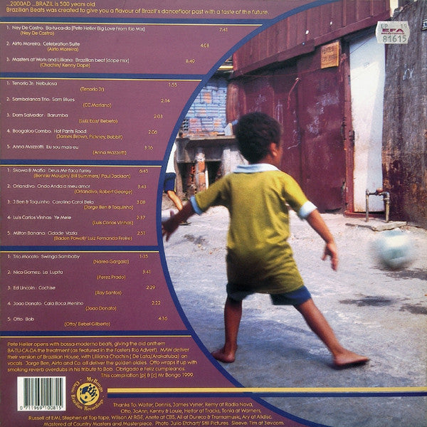 Image of Back Cover of 2xLP - VG/VG - VARIOUS ARTISTS, Brazilian Beats (Mr Bongo; MRBLP015, UK 2000), ,  - 3626120E