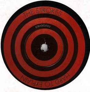 Image of Label Cover of 4225300E: 7" - THE STROKES, Hard To Explain (Rough Trade; RTRADS023, UK 2001, Picture Sleeve) Sleeve Creased  VG/EX