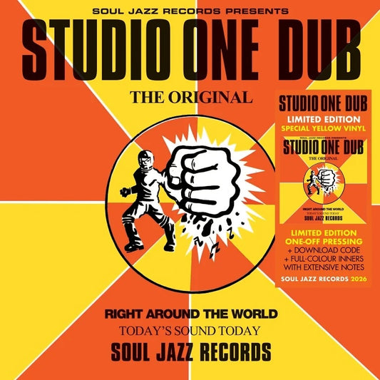 VARIOUS ARTISTS, Studio One Dub (Soul Jazz Records; SJRLP89C2, UK 2026, Yellow Vinyl) 2xLP NEW/NEW - PRE-ORDER