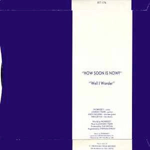 Image of Back Cover of 5213124C: 7 - THE SMITHS, How Soon Is Now? (Rough Trade; RT 176, UK 1985, Picture Sleeve, Push Out Centre.)   VG/G