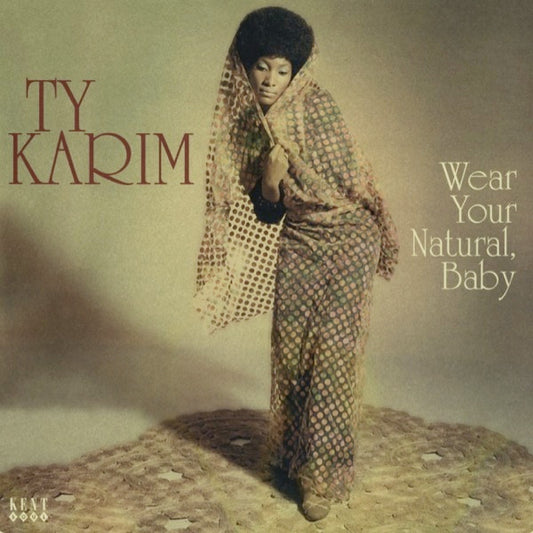 Image of Front Cover of 0344017S: LP - TY KARIM, Wear Your Natural, Baby (Kent Soul; HIQLP 003, UK 2013, Picture sleeve, Red Vinyl) Large crease on top left of sleeve.  VG+/EX