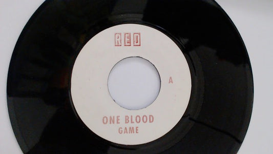 Image of Front Cover of 0214342C: 7" - THE GAME, One Blood / One Blood Remix (Red; ,  2006, Promo) A few light marks only.  /VG