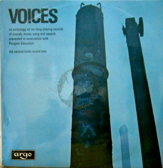 Image of Front Cover of 0724356E: LP - VARIOUS, Voices: The Second Book / Record Two (Argo Blue; PLP 1115, UK 1968, Laminated Front Sleeve, Booklet)   VG/VG+
