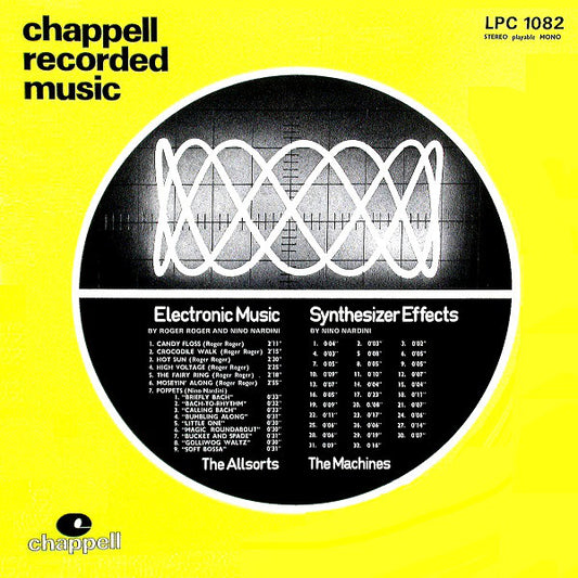 Image of Front Cover of 0724343E: LP - THE ALLSORTS / THE MACHINES, Electronic Music / Synthesizer Effects (Chappell; LPC 1082, UK 1975, Laminated Sleeve)   VG/VG+