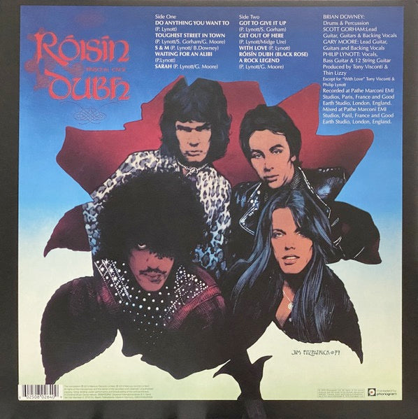Image of Back Cover of 0114144C: LP - THIN LIZZY, Black Rose (Mercury Records Ltd.; 0802640, Europe 2020, Inner)   NEW/NEW