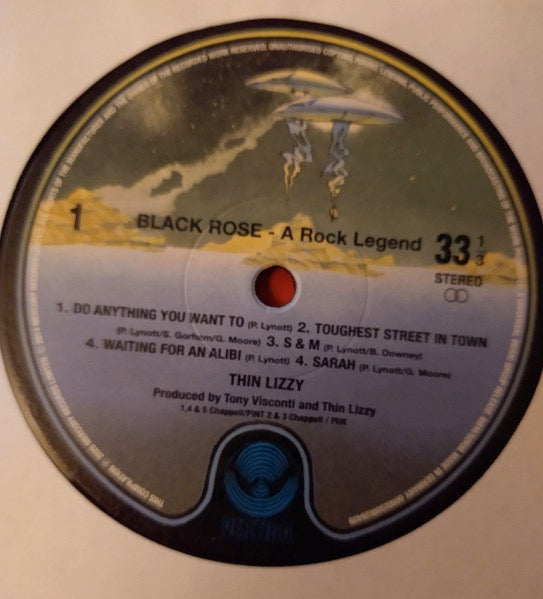 Image of Label of 0114144C: LP - THIN LIZZY, Black Rose (Mercury Records Ltd.; 0802640, Europe 2020, Inner)   NEW/NEW