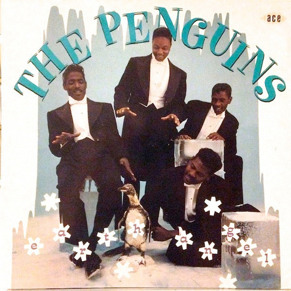 Image of Front Cover of 0144160S: LP - THE PENGUINS, Earth Angel (Ace; CH249, UK 1988, Picture sleeve) Light wear to sleeve with light ring wear.  VG/EX