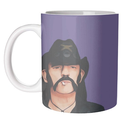 Image of Front Cover of 5113220C: Accessories - LEMMY, Cartoon Face Mug (, UK 2022, White Mug With Colour Print)   NEW/NEW