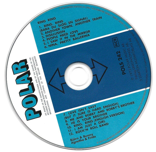Image of Label of 0134199E: 10xCD - ABBA, CD Album Box Set (Polar; 0602445149513, Europe 2022 Reissue, Compilation)   VG+/EX