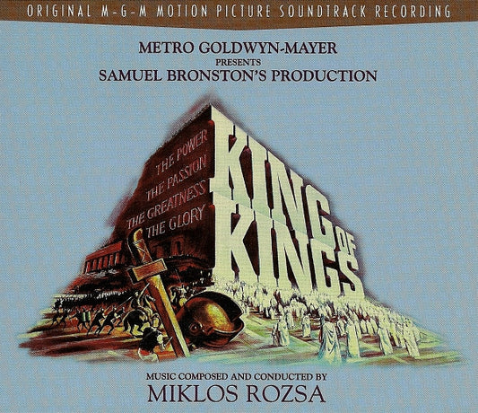 Image of Front Cover of 0234218E: 2xCD - MIKLOS  ROZSA, King Of Kings (TCM Turner Classic Movies Music ; 812278348-2, Europe 2002, Double CD Case, Booklet)   VG+/VG+
