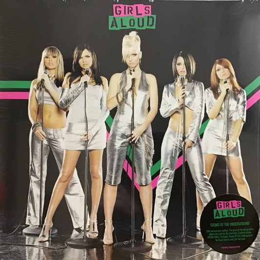 Image of Front Cover of 0434107E: LP - GIRLS ALOUD, Sound Of The Underground (20th Anniversary Edition) (Polydor; 5516909, Europe 2023 Reissue, Green Vinyl, 20th Anniversary Edition)   NEW/NEW