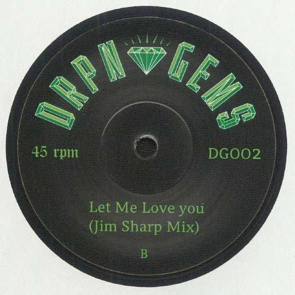 Image of Back Cover of 0124140E: 7" - WALLY PUMA / JIM SHARP, Be Happy / Let Me Love You (DRPN Gems; DG002, UK 2022, Plain sleeve) Excellent condition  /EX