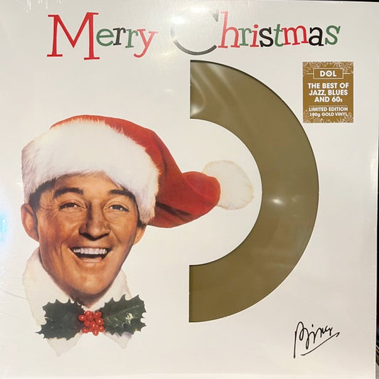 Image of Front Cover of 5153069S: LP - BING CROSBY, Merry Christmas (DOL; DOS759MB, Europe 2023 Reissue, Gold Vinyl)   NEW/NEW