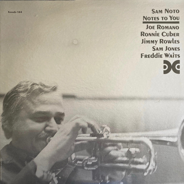 Image of Front Cover of 5023289E: LP - SAM NOTO, Notes To You (Xanadu Records; Xanadu 144, US 1977, Picture Sleeve) Cut-out (Corner cut); significant edge + corner wear  G+/VG+