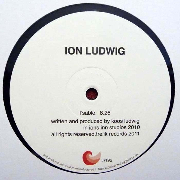 Image of Back Cover of 5023290E: 12" - ION LUDWIG, As The Re-action Followed I Knew My Feelings Were Right / L'sable (Trelik; tr/19, UK 2011)   /G