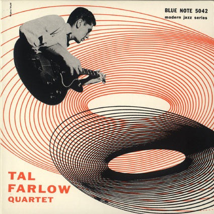 Image of Front Cover of 5023420E: 10" - THE TAL FARLOW QUARTET, Tal Farlow Quartet (Blue Note; BLP 5042, US 1975 Reissue, Pasteback Sleeve, Mono)   VG+/VG