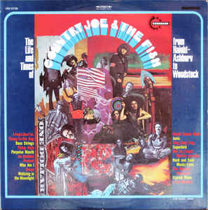Image of Front Cover of 5123025E: 2xLP - COUNTRY JOE AND THE FISH, Life & Times Of - From Haight-Ashbury To Woodstock (Vanguard; VSD27/28, France 1970s Reissue, Gatefold, Dull Mid Green Label) Strong VG  VG/VG