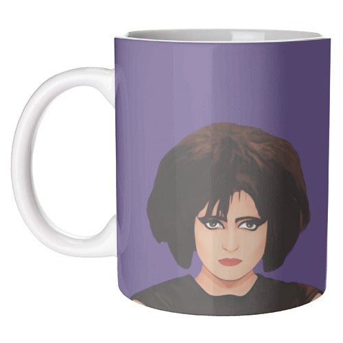Image of Front Cover of 5113234C: Accessories - SIOUXSIE, Mug (, UK 2023, White Mug With Colour Print)   NEW/NEW