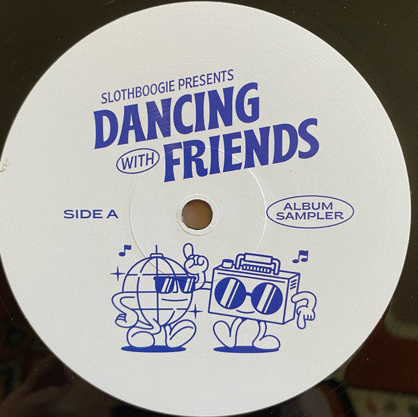 Image of Front Cover of 5143265S: LP - VARIOUS, Dancing With Friends (Album Sampler) (SlothBoogie; SBLP001, UK 2020)   /VG+