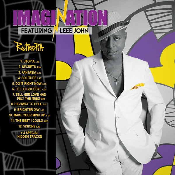 Image of Back Cover of 5133291E: CD - IMAGINATION FEATURING LEEE JOHN, Retropia (10H10; M0101992, France 2016) SEALED  M/M