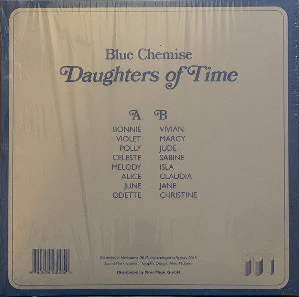 Image of Back Cover of 5143350S: LP - BLUE CHEMISE, Daughters Of Time (Students Of Decay; SOD120, US 2018)   VG+/VG+