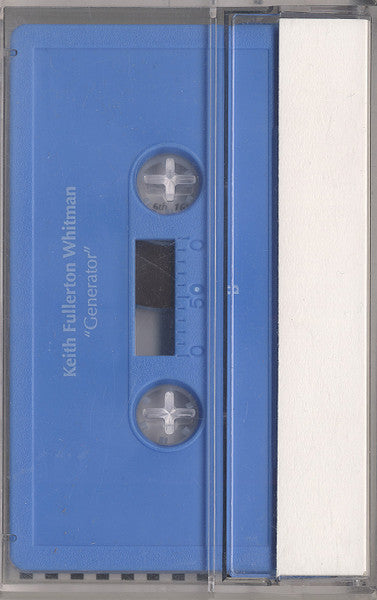 Image of Label of 5153305S: Cassette - KEITH FULLERTON WHITMAN, Generator (Root Strata; Root Strata #62, US 2010, Limited Edition, Blue C52)   VG+/VG+