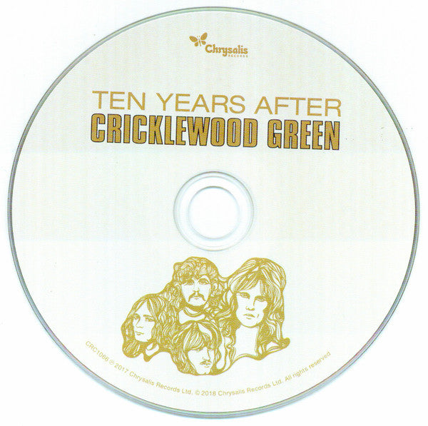 Image of Label of 5233038E: CD - TEN YEARS AFTER, Cricklewood Green (Chrysalis; CRC1066, US 2018, Digipak)   VG+/VG+