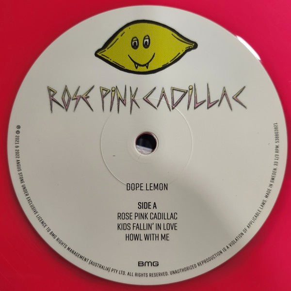 Image of Label of 5233009E: LP - DOPE LEMON, Rose Pink Cadillac (BMG; 538803821, Worldwide 2023 Reissue, Pink Vinyl)   NEW/NEW