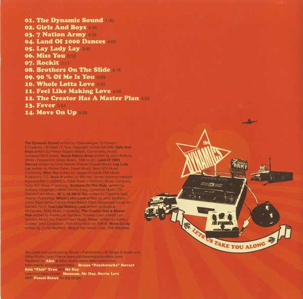 Image of Back Cover of 5253107S: CD - THE DYNAMICS, Version Excursions (Groove Attack; GAP 107-2, Germany 2007)   VG+/VG+