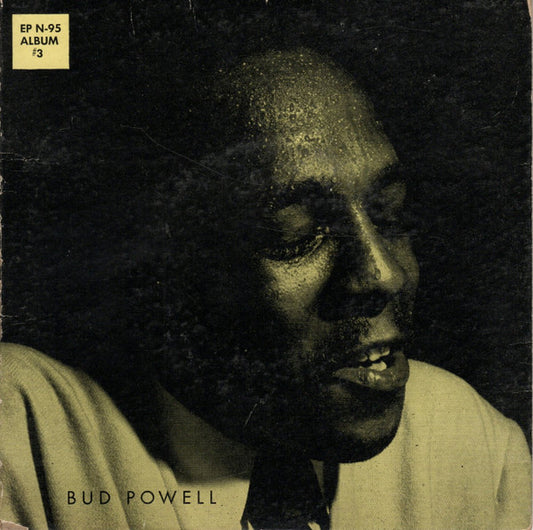 Image of Front Cover of 0124143E: 7" EP - BUD POWELL, Jazz Original (Norgran Records; EP N-95, US 1955, Card Sleeve) Marks on vinyl. Slight pressing fault causing stylus to move each rotation but doesn't skip. Rip to part of sleeve and writing on back.  VG/VG