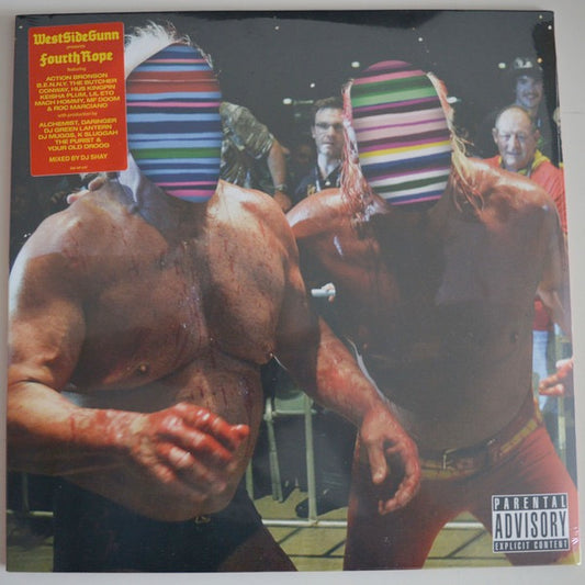 Image of Front Cover of 0314260C: 2xLP - WESTSIDE GUNN, Fourth Rope (Daupe!; DM-SP-047, UK 2019, Limited Edition; Numbered) Shrink-wrap has hype sticker (some light staining) on front, and Daupe! sticker numbered 090/250 on reverse (peeling off). Very light wear at sleeve opening and corners  VG+/VG+