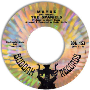 Image of Front Cover of 0454182S: 7" - THE SPANIELS, Goodnight Sweetheart / Maybe (Buddah Records; BDA 153, US 1969)   /VG