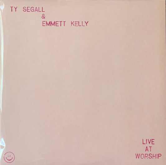 Image of Front Cover of 0434227E: LP - TY  SEGALL & EMMETT KELLY, Live At Worship (Drag City; DC878, US 2023, Inner)   NEW/NEW