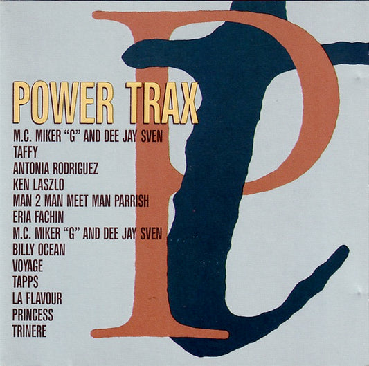 Image of Front Cover of 0514357C: CD - VARIOUS, Power Trax (Power Records; PTCD 0001, Canada 1987, Jewel Case)   VG+/VG+